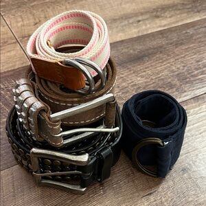 Calvin Klein Jeans and Gap Women's Belt Collection - Pink, Brown, Black